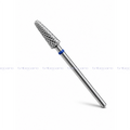 PUNTA CARBURO CONICA AZUL, DIAMETRO 4.5*14.5 mm LIU NAILS